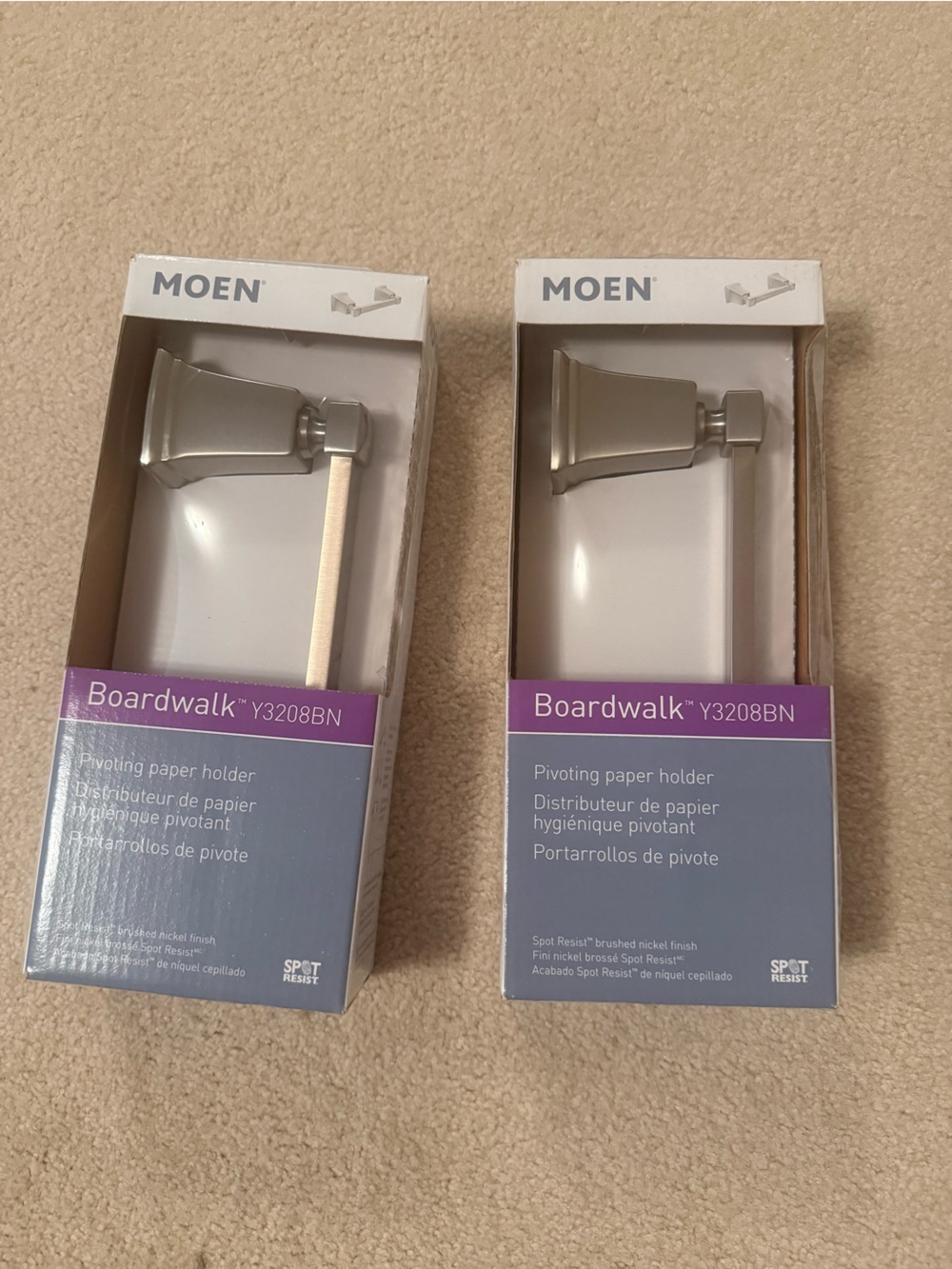 Moen toilet paper holders